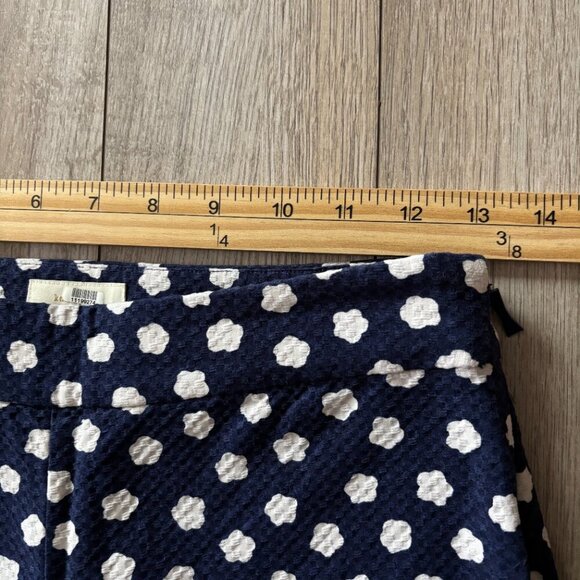 Kate Spade Cloud Dot Jacquard Cropped Pant Womens Size 0 Office Preppy Polka Dot - Picture 8 of 11